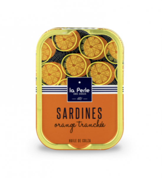 Sardinen in Orange und Rapsöl 