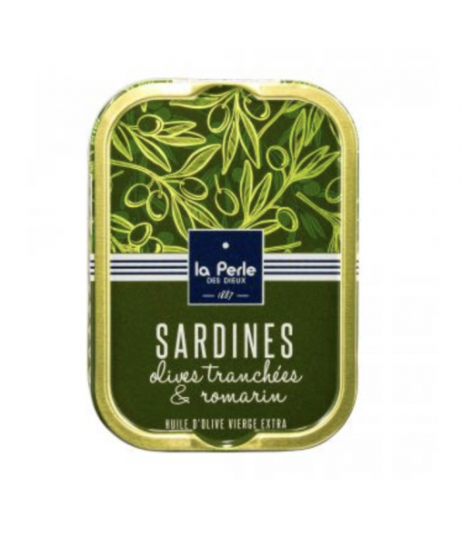 Sardinen mit Oliven und Rosmarin